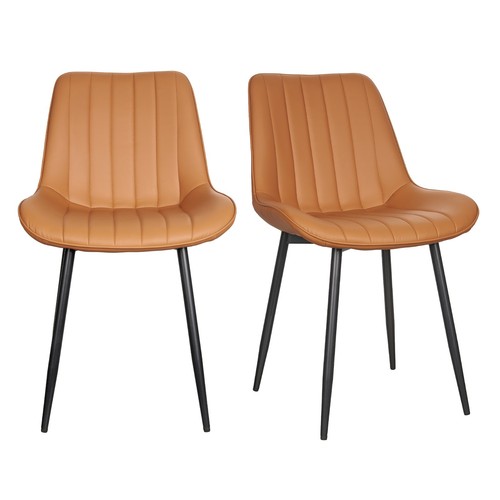 Set faux leather dining - 2,